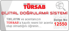 TÜRSAB DDS Belgesi — Belge No: 12550
